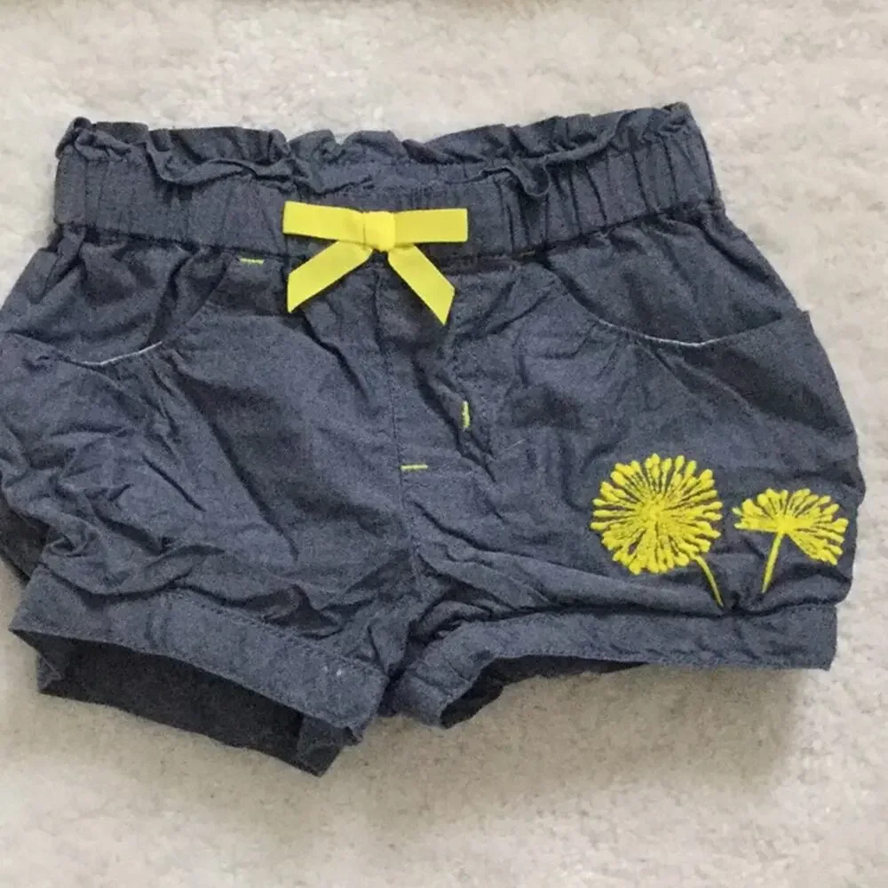 Gymboree shorts top blue yellow worn 1x HOST PICK!